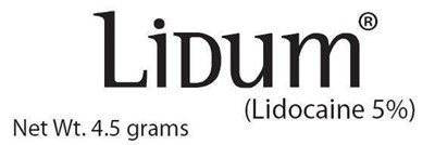 Lidum 5 Unit Pak Label (Lidum 5 Unit Pak Label)